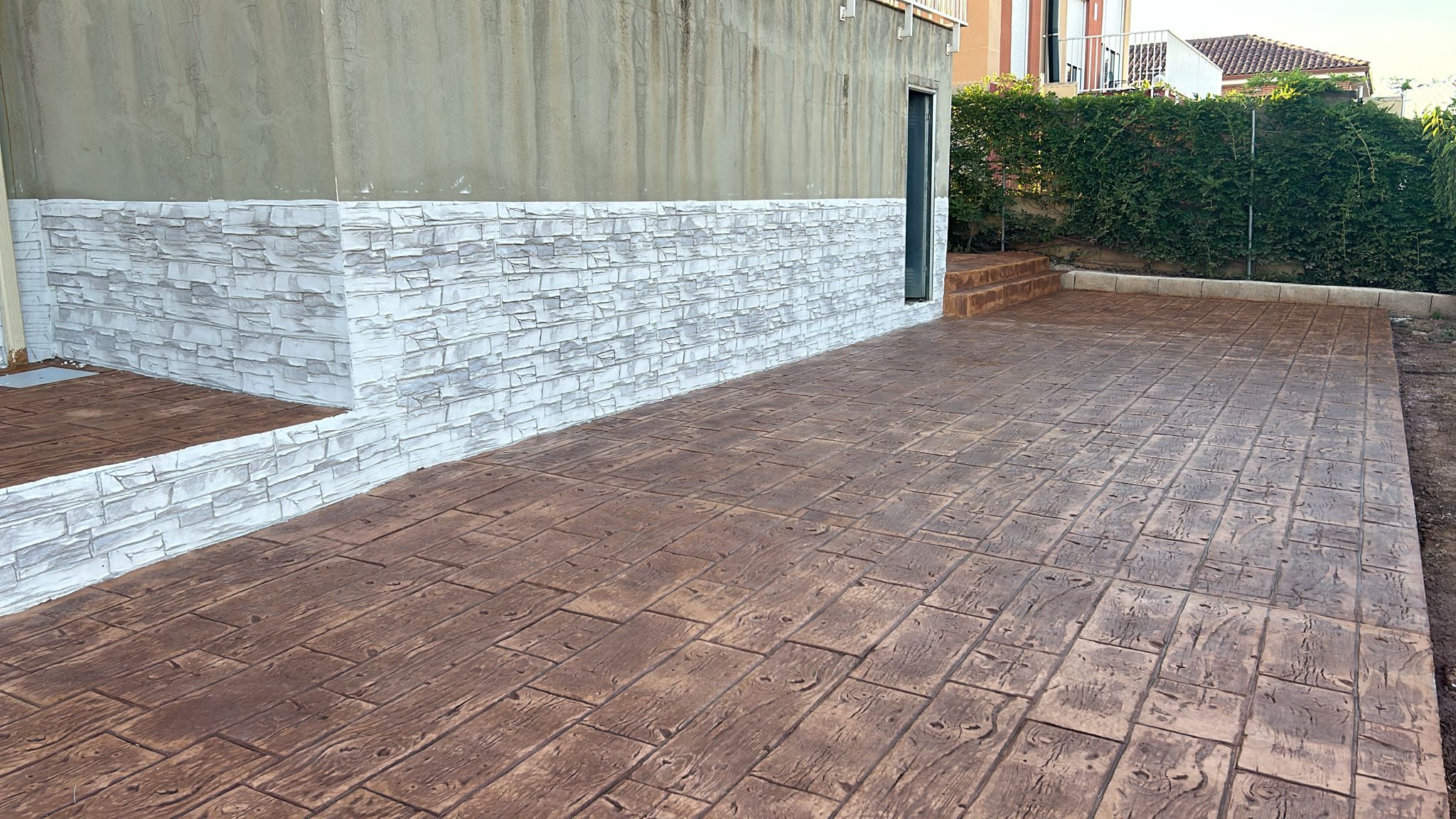 Hormigón impreso ImpresoPav en El Casar, Guadalajara — proyecto 6