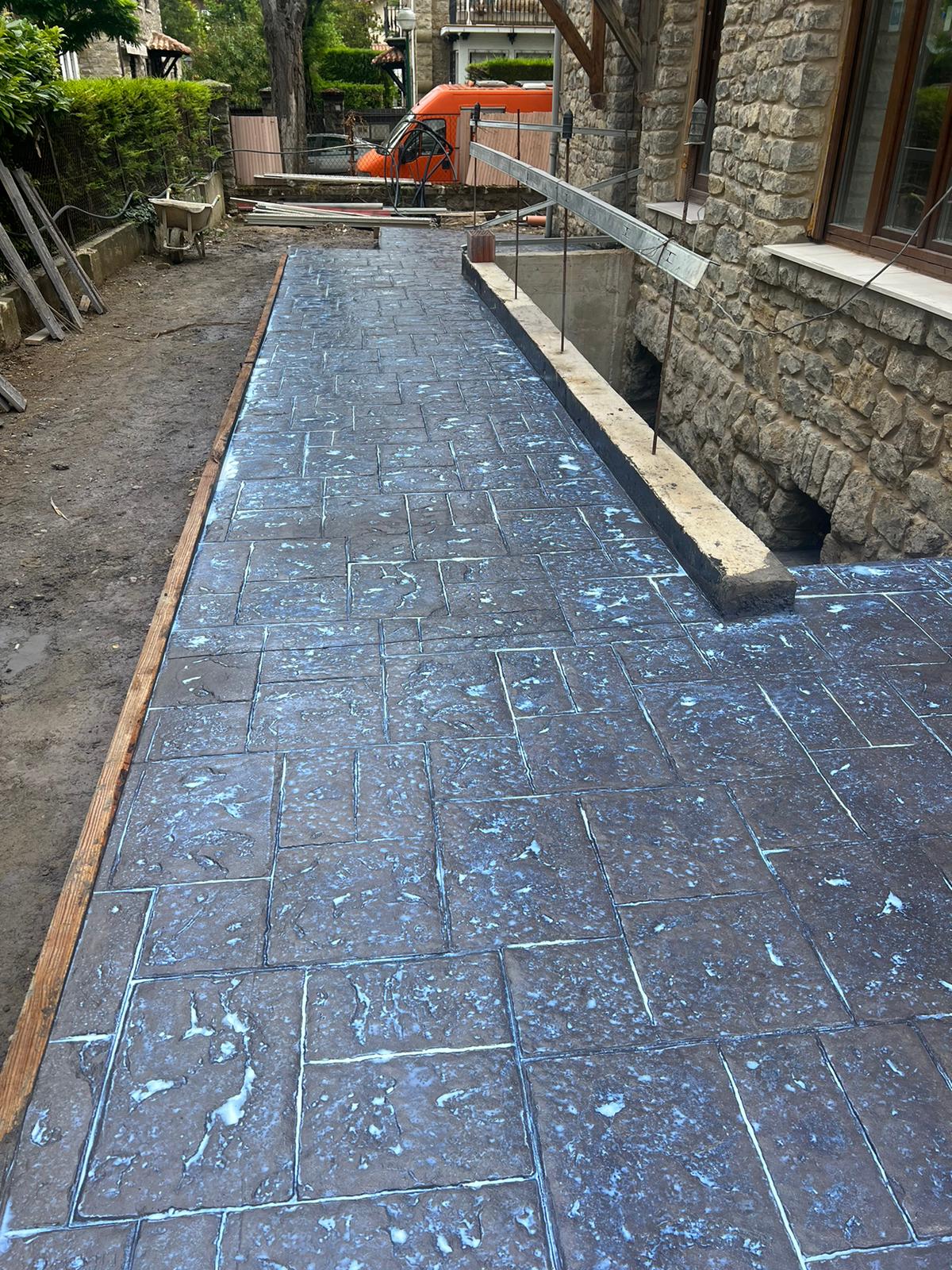 Hormigón impreso ImpresoPav en Vitoria — proyecto 3